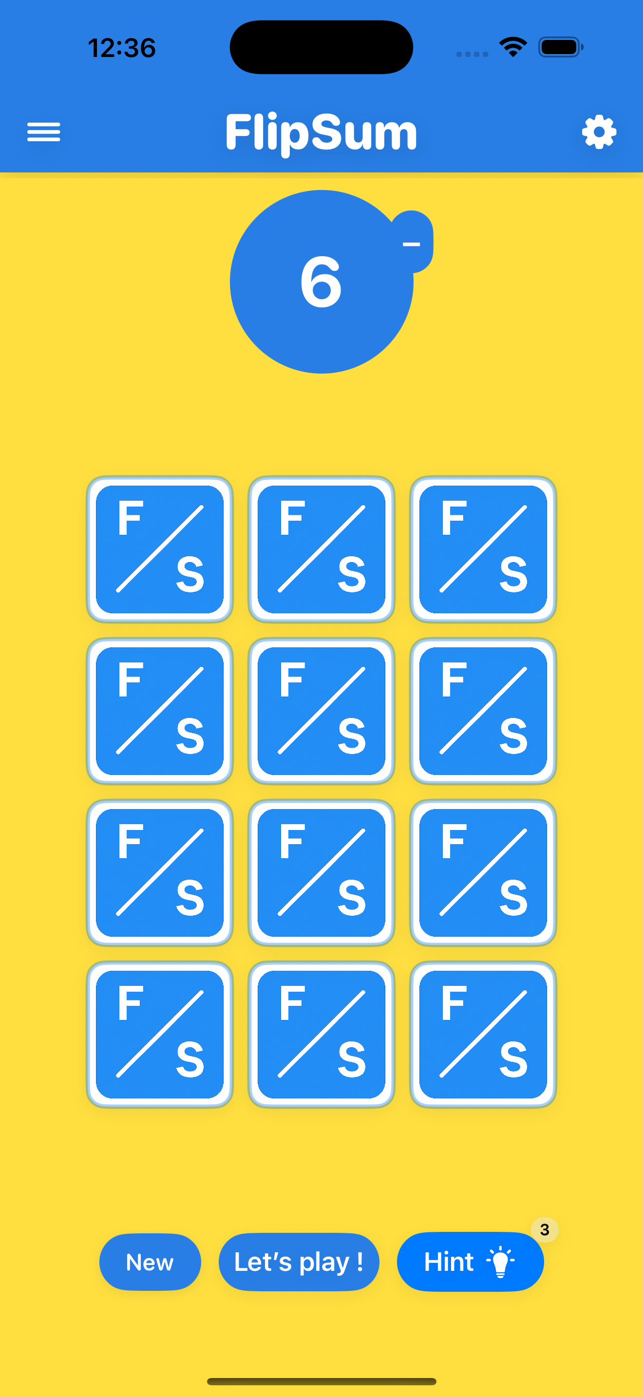 FlipSum gameplay screenshot